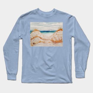 Sailing Along the Beach Long Sleeve T-Shirt